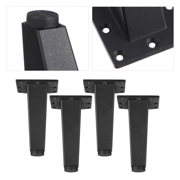 WEUVEB 4Pcs Furniture Legs Set Adjustable for Office Furniture 12.0x7.0x6.5in