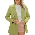 thumbnail image 2 of IMENGL Pocket long sleeve casual work coat lapel, Multicolor 2XL, Size M-3XL, 2 of 9