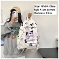 thumbnail image 1 of Sanrios-mochila escolar con ruedas para niños, morral de gran capacidad, impermeable, con ruedas, estilo Anime kawaii, para estudiantes, 1 of 2