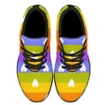 thumbnail image 2 of Rainbow Shoes, Unisex Fashion LGBT Sneakers for Men Women Black Size 13, 2 of 7