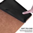 thumbnail image 4 of Decase for iPad Pro 11 Inch Case 2024 5th Gen(M4) Cover with Pencil Holder/Pockets,Auto Wake/Sleep,Folio Stand Embossed PU Leather Smart Wallet Shell for iPad Pro 11 2024 (5th Gen) A2836 A2837,Brown, 4 of 10