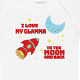 thumbnail image 4 of Inktastic I Love My Glamma to the Moon and Back Boys or Girls Baby Bodysuit, 4 of 5