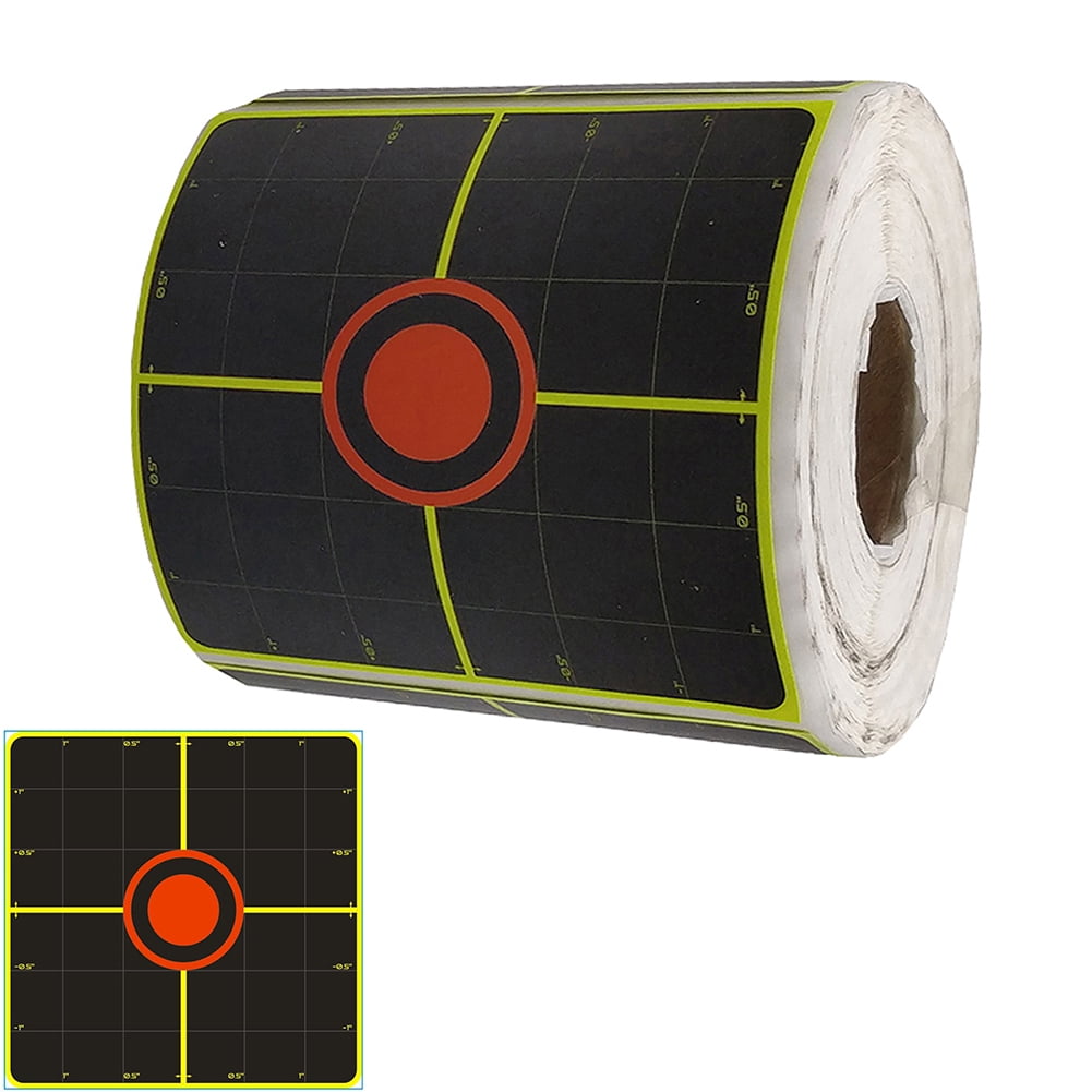 250Pcs/Roll Adhesive Shooting Target Splatter Target Shooting Stickers Hunting 
