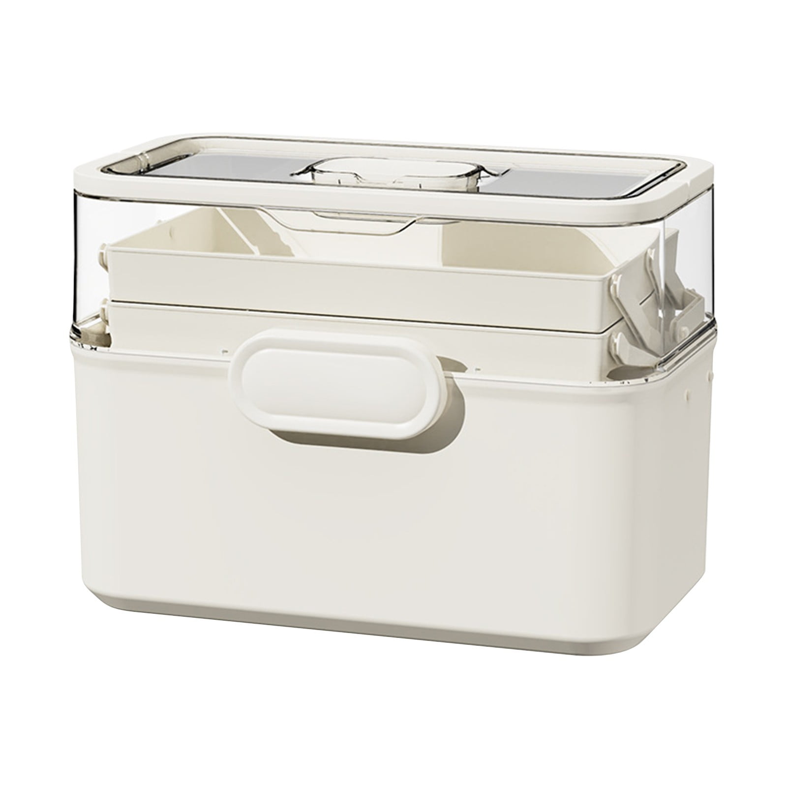 Multi Layer Medicine Storage Box, Transparent Large Capacity Organizer, Household Pill Container for Bathroom Cabinet