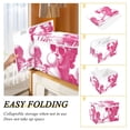 thumbnail image 4 of Foldable Fabric Storage Bin With Handle Collapsible Basket Box Storage With Lid Organizer Cupid Wearing Sunglasses, 4 of 7