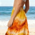 thumbnail image 7 of AHTJRT Women's Swimsuit Pants Summer Beachwear Pool Full-Length Coverup Bottoms Elastic Waist Sheer Mesh Chiffon Trousers UPF50+ Sun Protection Bottoms Multicolor#14 M, 7 of 7