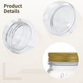 thumbnail image 3 of 6PCS Food-Grade High-Temperature Lead-Free Glass Jars, 150ML Decorative Mason Jars with Golden Lids, Clear Glass Storage Containers for Kitchen, Canning, and Preserving, 3 of 5