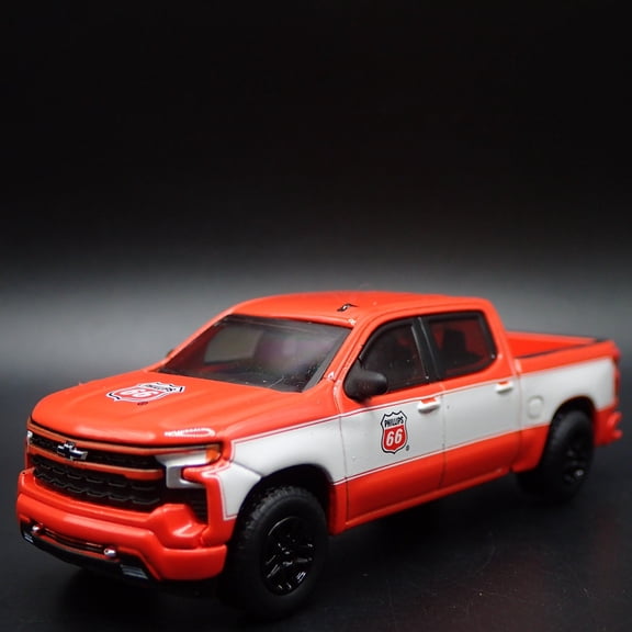 Open Box 2023 23 CHEVY CHEVROLET SILVERADO PHILLIPS 66 GAS 1/64 SCALE DIECAST MODEL CAR