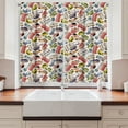 thumbnail image 2 of Ambesonne Cars Kitchen Curtains, Lorry Cargo Taxi Fun Print, 55"x39", Multicolor, 2 of 3