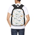 thumbnail image 6 of Daiia Sea Creatures Backpack for Men and Women -Durable Backpack Large Capacity, Water-Resistant Bag with Adjustable Straps and Laptop Compartment, 6 of 9