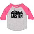 thumbnail image 3 of Inktastic Austin Skyline Grunge Boys or Girls Toddler T-Shirt, 3 of 5
