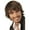 Brown, variant on WXLCISI Short Brown Wig for Mens Layered Natural Fluffy Synthetic Hair Wig Heat Resistant with Wig Cap