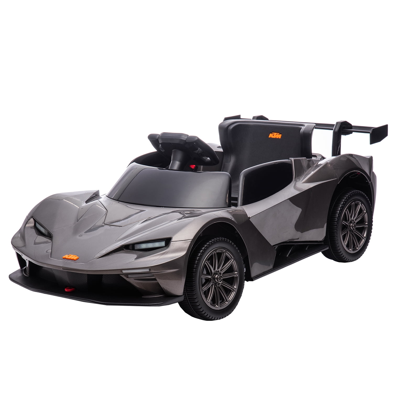 CIPACHO Licensed Ktm x Bow Gtx Electric Car for Kids, 12v Powered Ride Ons Kids Car with 2.4G Parents Remote Control, MP3, Bluetooth, Black CIPACHO Licensed Ktm x Bow Gtx Electric Car for Kids, 12v Powered Ride Ons Kids Car with 2.4G Parents Remote Control, MP3, Bluetooth, Black