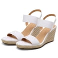 thumbnail image 2 of Sandalias Plataforma Elegantes para Mujer Cuña Cómodas Fiestas Y, 2 of 8