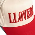 thumbnail image 4 of LLOVERS Hat, Bold Embroidered Trucker Cap, Perfect for Couples, Fashion Lovers, and Casual Streetwear Outfits, Adjustable Snapback for All-Day Comfort, 4 of 5