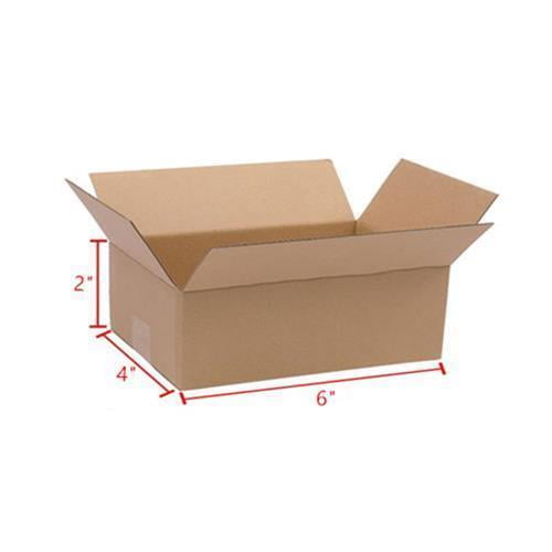 SLSRFD 100 6x4x2 Cardboard Paper Boxes Mailing Packing Shipping Box Corrugated Carton