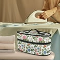 thumbnail image 2 of ZUXONGSY Rose Daisy Flower Print Steam Iron Case Waterproof & Dustproof Iron Storage Holder Travel Steamer Bag Lightweight Carrier Bag Iron Accessories, Case Only, 2 of 6