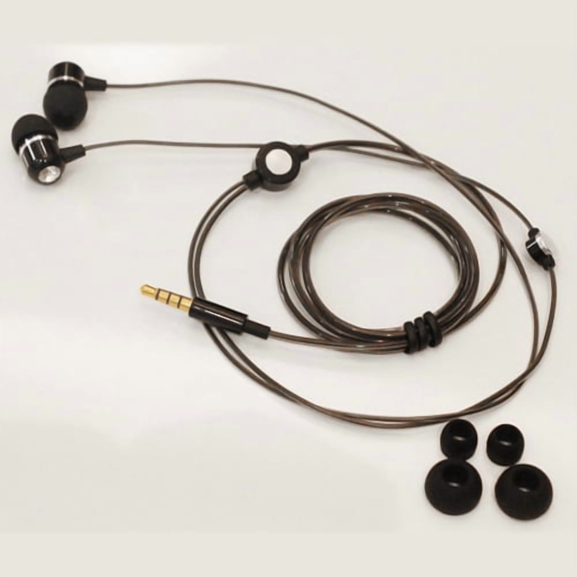 Wired Earphones for Motorola Moto Tab G62/Tab G70 - Hi-Fi Sound Headphones Handsfree Mic Headset Metal Earbuds In-ear Earpieces Microphone