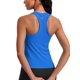 thumbnail image 1 of Remera CRZ YOGA sin costuras, espalda nadadora, sin mangas, azul brillante XXS, 1 of 4