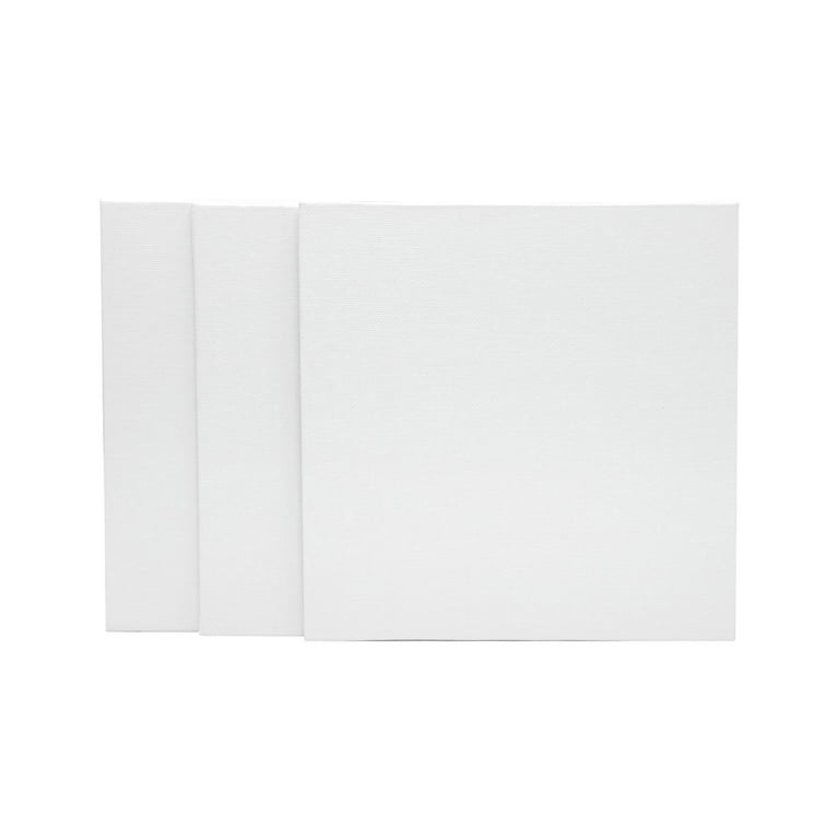  Canvas Panels 12 Pack 4x6 Inch, 100% Cotton 12.3 oz Triple  Primed Canvases for Painting, Acid-Free Flat Thin Canvas Blank Art Canvas  Boards for Acrylic Oil Watercolor Gouache Painting