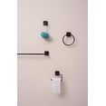 thumbnail image 2 of 4 pcs Bathroom Accessory Set Robe Hook Toilet Paper Holder Towel Ring Towel Bars, 2 of 5
