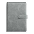 thumbnail image 2 of A5 Magnetic Buckle Closure Notebook, Thickened Softcover Sewed Notebook, Smooth Writing, Portable for office Meeting Notes, Class Study, Daily Journal and Business Record Keeping (Grey), 2 of 9