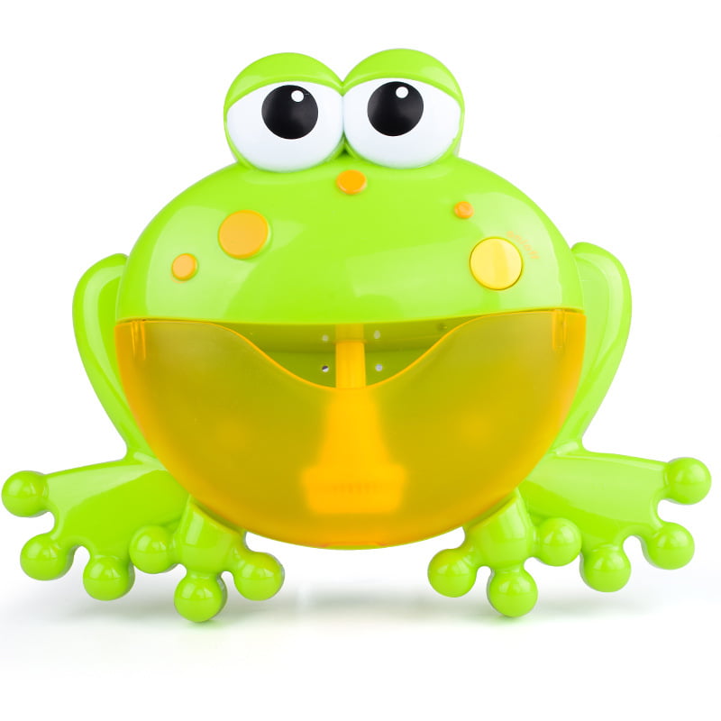 Bubble machine big frog automatic bubble maker blower music bath toys for bab ev 