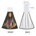 thumbnail image 3 of Yayeee Kitchen Hanging Hand Towels Set of 2 with Loop Bathroom Absorbent Tie Towel, Abstract Mountain, 3 of 7