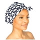 thumbnail image 5 of Gorro de ducha para mujer, reutilizable, impermeable, a prueba de fugas, gorro de pelo antideslizante para ducha con gorro de ducha reutilizable, cómodo, suave y transpirable para mujer(Patr, 5 of 5