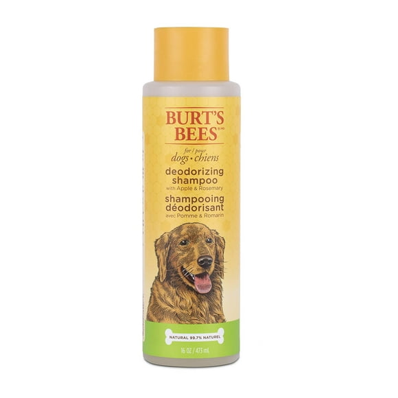 Apple Rosemary Deodorizing Dog Shampoo - Natural, Cruelty-Free, pH Balanced, Made in USA - Say Goodbye to Smelly Dogs with Sulfate and Pen Free Formula - 16 Oz for Puppies and Dogs.