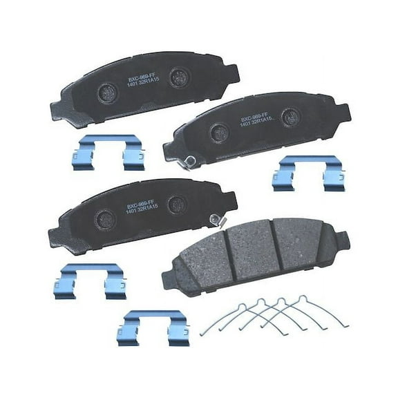Front Brake Pad Set - Compatible with 2009 - 2015 Toyota Venza 2010 2011 2012 2013 2014