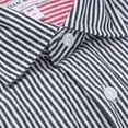 thumbnail image 3 of Isaac Mizrahi Boy's 9239 Dress Shirt - Navy Stripes - 4, 3 of 3