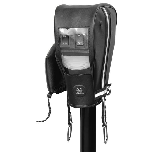 Trailersphere Trailer Tongue Jack Cover CCLCI02 CLEVER COVER The Olympic; Use With LCI Electric Jack; Protects From Dirt/Harsh Elements/Weather; UV Protective Fabric; Waterproof