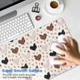 thumbnail image 4 of Long Mouse Pads for Desk,White Chicken Heart Pattern Desk Mats on Top Of Desks, Desk Mouse Pad Extra Large with 3mm Non-Slip Base and Stitched Edge for Gaming,Office,Work,Home 31.5x11.8in, 4 of 5