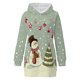 thumbnail image 4 of Vestidos de Navidad Para Mujer Moda Casual Manga Corta Cuello Redondo Sólido Ahueca Hacia Fuera Maxi Vestido Largo Suelto Odeerbi ODB198799, 4 of 5