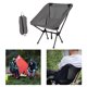 thumbnail image 3 of Silla de Camping plegable portátil Perfecl asiento de jardín con bolsa de transporte gris, 3 of 8