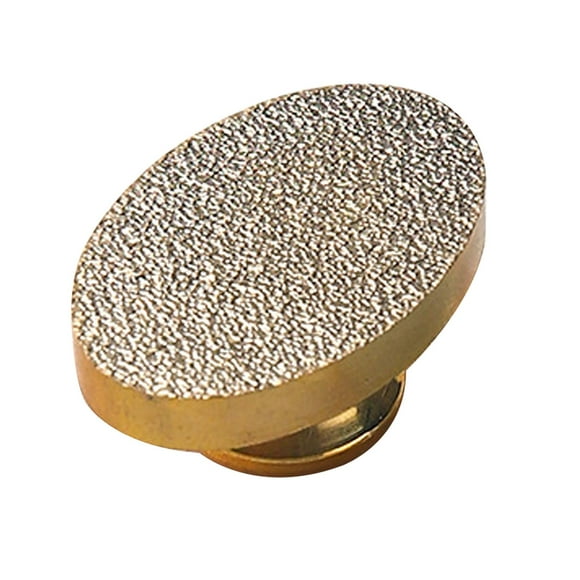 simhoa Stamp Sealing Frosted Blank Copper Head Vintage Seal Stamp Scrapbooking Tool oval 20x30mm