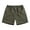 I-Army Green, variant on Workout Shorts Mens Summer Peach Skin Waterproof Lace Up Hot Spring Holiday Beach Beach Pants Swimming Trunks Shorts Grey,L