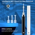 thumbnail image 2 of Riwcyla Wireless WiFi Ear Wax Removal Ear Wax Endoscope with 3.9mm 350W Camera 6 LED Lights Intelligent Temperature Control/IP67 Waterproof/Six Gravity Sensor for Compatible with Android IOS System, 2 of 6