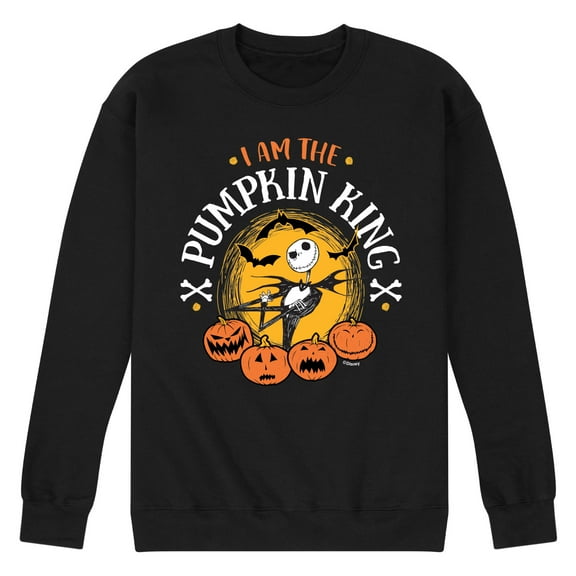The Nightmare Before Christmas - I Am The Pumpkin King - Men's Crew Neck Fleece Pullover