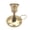E, variant on Mareep Small Metal Handheld Candle Holder with Loop Handle, 2.75 Inch Gold Taper Candle Stand for Wedding Table Décor, Party Centerpiece