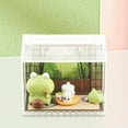 thumbnail image 2 of UYUH Miniature Animal Statue Resin Figurine with Acrylic Display Case, Cute Tabletop Decor for Bookshelf, Birthday Gifts, and Home Office Animal Design, 2 of 7