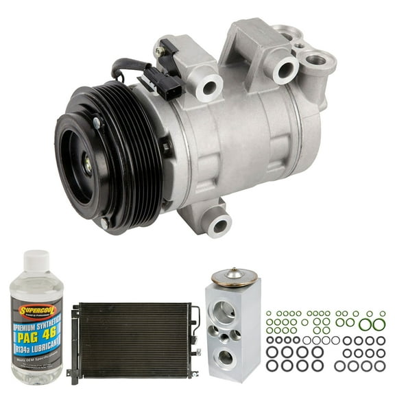 A/C Kit w/ AC Compressor Condenser & Drier For Chevy Equinox & Pontiac Torrent 3.4L V6 2006 2007 2008 2009 - BuyAutoParts