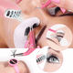 thumbnail image 3 of Kit Pestañas 1x1 Parches Microbrush Ventilador Cepillo Rosa, 3 of 6