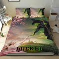 thumbnail image 1 of Película Wicked Conjunto de sábanas temático, trío de piezas, cómodo y amigable con la piel, diseño único, regalo de decoración para el hogar para familiares, amigos y fans, 90 cm * 190 cm, 1 of 6