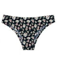 thumbnail image 2 of Panties for Women Tbopshirt Brief Underwear,Hipster Underwear,1 Women Print Lingerie Temptation Low-waist Panties Underwear Briefs,Cheeky Panties, 2 of 4