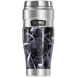 Manna Stainless Steel Thermos with Shrinkable Straw 2 units / 14 oz