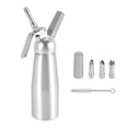 thumbnail image 1 of Professional Whipped Cream Dispenser Stainless Steel 500ML Capacity Canister Homemade Whipped Cream Maker, 1 of 5
