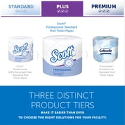 Scott Professional Standard Roll Toilet Paper, Bulk (13607), 2-Ply, Elevated Design, White, Individually Wrapped, Compact for Easy Storage (20 Rolls of 550 Sheets, 11,000 Sheet Total)
