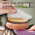 thumbnail image 5 of PEACNNG Pet hair brush, Cat grooming brush Dog hair brush pet grooming self cleaning slicker brush for dogs cats puppy rabbit, Cat brush grooming gently removes loose undercoat., 5 of 5